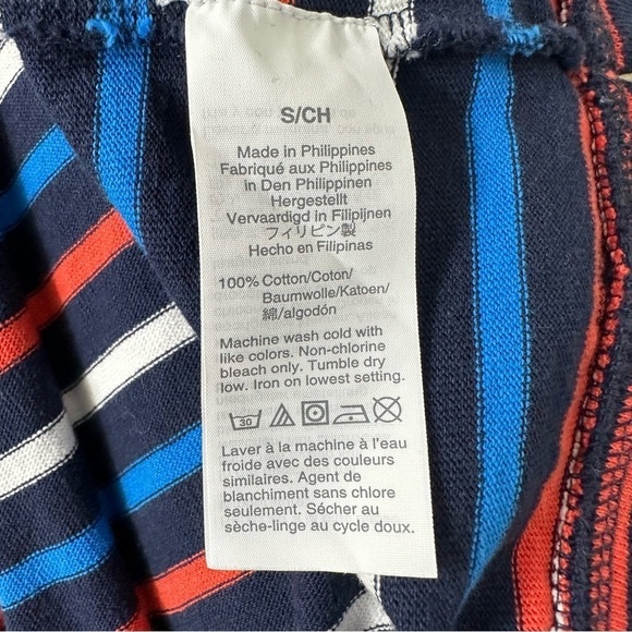 J. Crew Striped Pullover Hoodie Multi-striped Size Small - Picture 7 of 7